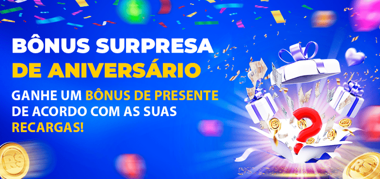 Banner promocional da SSSGame com bônus surpresa de aniversário.